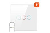 Smarthus - Avatto Smart Light Switch WiFi TS02-EU-W3 3 Way TUYA (white) - TS02-EU-W3