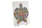 Puslespill - Creative Craft Group Wooden Jigsaw Puzzle Turtle 130 pcs. Gulv - 400085