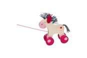 Babyleker - Goki Wooden Pull Animal Horse Lillie - 54867