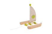 Byggesett - Goki Wooden Catamaran Construction Kit 11 pieces. - 63888