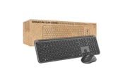 Tastatur - Logitech Signature Slim Combo MK950 for Business - Tastatur & Mussett - Engelsk (USA) - Grå - 920-012508