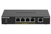 Switch/splitter - Netgear GS305PP 5-Port Gigabit Ethernet SOHO Unmanaged Switch 4-Ports PoE+ (83W) - GS305PP-300EUS