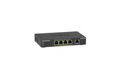 Switch/splitter - Netgear GS305Pv3 5-Port Gigabit Ethernet Unmanaged PoE+ Essentials Switch (63W) - GS305P-300EUS
