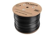 Nettverkskabel - Lanberg bulk cable - 305 m - RAL 9004 black - Svart - 305m - LCU6-30CU-0305-BK