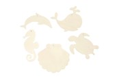 Kreative leker - Creativ Company Wooden Sea Animals with Hanging Eye - 57972
