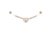 Babyleker - Goki Wooden Stroller Chain Heart with Clips - 65218