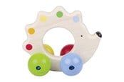 Babyleker - Goki Wooden Gripping Ring Hedgehog Color - 65320