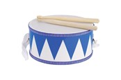 Treleker - Goki Wooden Drum with Sticks Blue/White - 61898