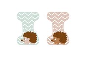 Kreative leker - Small Foot - Wooden Animal Children's Letter - I - 12516