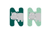 Kreative leker - Small Foot - Wooden Animal Children's Letter - N - 12521