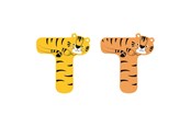 Kreative leker - Small Foot - Wooden Animal Children's Letter - T - 12527