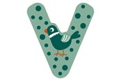 Kreative leker - Small Foot - Wooden Animal Children's Letter - V - 12529