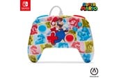 Spill - Tilbehør - PowerA Enhanced Wired Controller for Nintendo Switch - Mario Hero Reel - Wired Controller - Nintendo Switch - NSGP0282-01