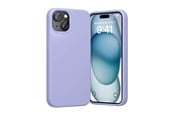 Mobil - Deksel og etui - Vention KUFV0-20 Silicone Case for iPhone 15 Plus (purple) - KUFV0-20