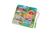 Babyleker - Bigjigs Magnetic Maze Game - Farm - 34010