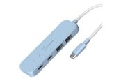 USB-hub - j5create JCH342EC - hub - USB-C - 4 ports USB-hub - 4 porter - Blå - JCH342EC-N