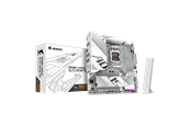 Hovedkort - GIGABYTE B850M AORUS ELITE WIFI6E ICE Hovedkort - AMD B850 - AMD AM5 socket - DDR5 RAM - Micro-ATX - B850M A ELT WF6E ICE