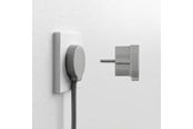 Switch - NORM F Flat Støpsel, Matt Grå (Schuko-standard) - 43023