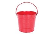 Utendørsleker - Bigjigs Red Metal Bucket - BJ296
