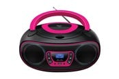 CD-spiller - DENVER TDB-212P - Pink – DAB+ Boombox with Bluetooth & CD Player - Pink - TDB-212P
