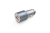 Mobil - Adaptere og ladere - Hama Car Fast Charger 38 W Metal - 00201639