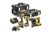 Verktøy - Dewalt DCK422P3-QW 18V XR Brushless 4 Piece Kit - 3 X 5Ah - DCK422P3-QW