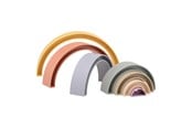 Babyleker - Johntoy Happy World Plastic Stack Rainbow - 22289