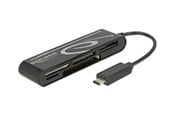Flashminneadapter - DeLOCK USB 2.0 Card Reader USB Type-C male 5 Slots - 91739