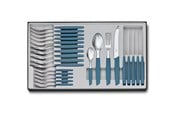 Servering & Servise - Victorinox Swiss Modern Cutlery Set 24 pcs. Blue - V-6.90 96.11W2.24