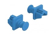 Tilbehør - DeLOCK Dust Cover for RJ45 Jack - Blue - 86509