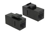 Tilbehør - DeLOCK Keystone Module RJ45 Jack to RJ45 Jack - 86381