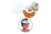 Kreative leker - Colorations - Make and Decorate your own Sun Visor White Set of 24 - CHVISORHA