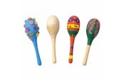 Treleker - Colorations - Decorate your own Wooden Maracas Set of 12 - MARACAS