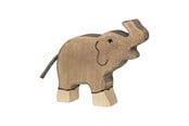 Treleker - Jouéco - Holztiger Wooden Elephant Small Trunk Up - 80150
