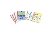 Kreative leker - Colorations - Blank Notebook with White Cover Set of 24 - SMNOTE