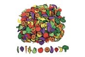 Kreative leker - Colorations - Self-adhesive Foam Fruit and Vegetable Stickers 500pcs. - CHSAFVFO