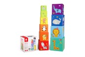 Babyleker - Classic World - Stacking Blocks Numbers and Animals 10pcs. - 3567
