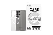 Mobil - Deksel og etui - CARE by PanzerGlass Flagship Case Transparent Urban Combat w. White QI Compatible Samsung Galaxy S25 Ultra - CRRFUWQG38488