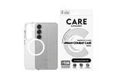 Mobil - Deksel og etui - CARE by PanzerGlass Flagship Case Transparent Urban Combat w. White QI Compatible Samsung Galaxy S25 - CRRFUWQG38388