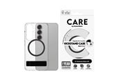 Mobil - Deksel og etui - CARE by PanzerGlass Feature Case Transparent w. Black Kickstand & QI Compatible Samsung Galaxy S25 - CRRFBKQG38388