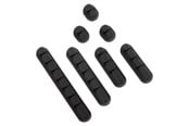 Kabelordner/Kabelstrømpe - DUTZO Kabelholder - Bundtpakke - 7-pakning - Svart - DCORDHOLBPBLK