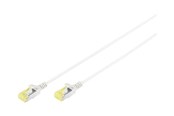 Nettverkskabel - DIGITUS Slim - patch cable - 1 m - grey - Grå - 1m - DK-1624-A-010S