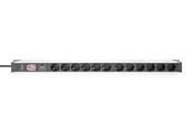 Strømkabel (ekstern) - DIGITUS 12-Port - 1U - Aluminum PDU - DN-95435
