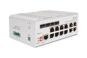 Switch/splitter - DIGITUS - switch - industrial L2 - 12 ports - Managed - DN-651145