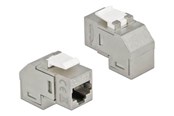 Tilbehør - DeLOCK Keystone Module RJ45 Jack to RJ45 Jack - 86997