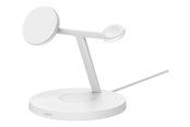 Mobil - Adaptere og ladere - Belkin BOOSTCHARGE PRO 3-in-1 Qi2 15w Wireless Charger W AW White - WIZ032KQWH