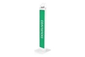 Skjermholder - Compulocks BrandMe stand - for tablet enclosure - brandable - white - with Lighting Kit - 140WLK01-EU