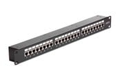 Tilbehør - DeLOCK 19" Coupler Patch Panel 24-Port Cat.6 - 43295