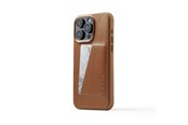 Mobil - Deksel og etui - Mujjo iPhone 15 Pro Max Wallet Leather Case - Tan - MUJJO-CL-042-TN