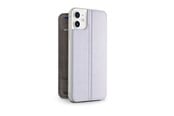 Mobil - Deksel og etui - Twelve South SurfacePad for iPhone 11 - Razor Thin nappa leather - Thistle Grey - 12-1946